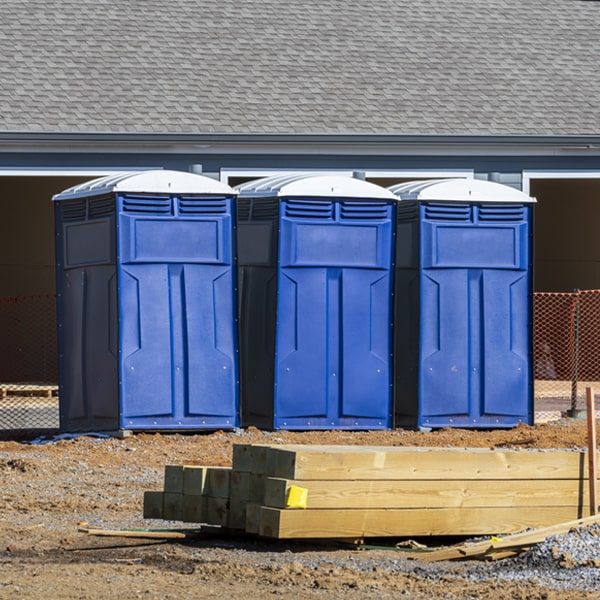 do you offer hand sanitizer dispensers inside the portable toilets in Yerkes